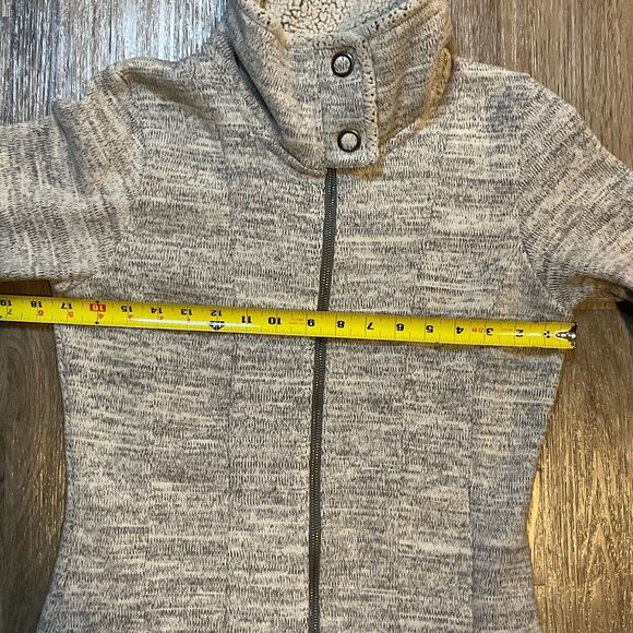 Kuhl Women's Alaska Long Sweater Jacket Gray Full Zip Knit Outdoor Fleece Small‎ - Picture 11 of 12